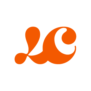 Oragne Logo LC Designs icon logo